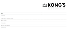 Tablet Screenshot of kongs.com.au
